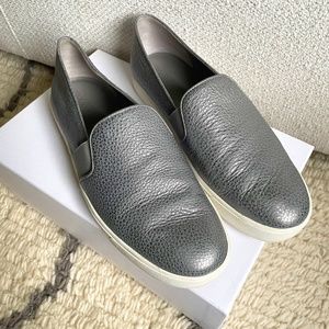 Vince Pewter Slides, Size 9M